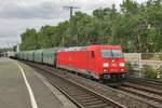 STel train headed by 185 211 passes Köln Süd on 4 October 2017.