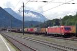 On 18 May 2018 DB 185 358 halts at Kufstein. 