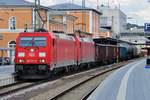 DB 185 213 passes trhough Passau on 9 May 2018. 