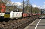 ECR 186 174 speeds through Köln Süd on 30 March 2017.