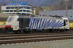 Lokomotion 186 440 stands in Kufstein on 4 April 2017.