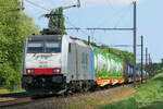 Lineas 186 510 Bombardier Traxx with the BASF Ludwigshafen to BASF Antwerpen Shuttle  06-05-2025