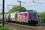HSL Logistik 186 383 Bombardier Traxx with  European Logitics Together  livery. 14-05-2025