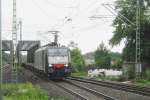 189 840 off the bridge enters Celle station on 1 June 2012.