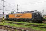 MRCE owned, Advance World Transport leased, AWT 189 151 departs from Ostrava hl.n. on 4 June 2013.