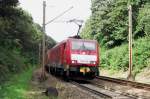 At Venlo Bovenste Molen, near the Dutch-German border, 189 031 with a coal train headed for Germany on 31 Augustus 2013.

