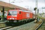 WLE 81 enters Dsseldorf Hbf on 27 September 2010 with a soccer fans' extra train.