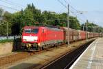 On 9 August 2013 189 046 with coal train passes through Boxtel due to engineering worls between Emmerich and Oberhausen -thereby taking out of action the Betuwe-Route until 1 September.