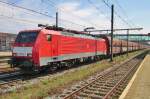 Coal train with 189 079 speeds through a sunny BOxtel on 22 August 2015.