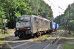 MRCE 189 094 passes Venlo Bovenste Molen on 29 August 2015.