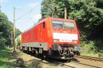 With brightly painted GATX-waggons 189 074 passes the German-Dutch border at Venlo on 29 August 2015.