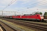 On the evening of 9 July 2016 DB 189 067 passes through Boxtel.