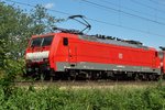 DB 189 087 passes through Tilburg-Warande on 14 July 2016.