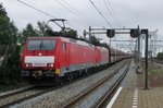 DB 189 042 hauls a freight through Zwijndrecht on 16 July 2016.