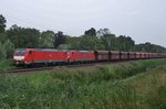 Ore train with 189 040 passes Dordrecht Zuid on 23 July 2016.