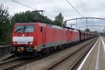 Erzbomber mit 189 044 durchfahrt am 16 Juli 2016 Zwijndrecht.