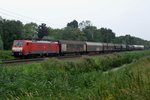 DB 189 074 returns an hour after the last picturew from Kijfhoek yard and passes Dordrecht Zuid on 23 July 2016.