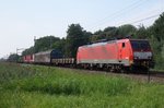 Unit Cargo with 189 035 passes Dordrecht Bezuydendijk on 26 Augustus 2016.