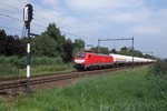 Tank train with 189 065 passes Dordrecht Bezuydendijk on 26 Augustus 2016.