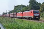 Iron Ore train with 189 032 passes Dordrecht Bezuydendijk on 26 Augustus 2016.