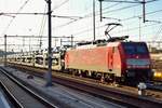 DB 189 087 waits for departure at Venlo on 27 Match 2017.