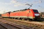 DB 189 038 stands in Dillingen (Saar) on 29 March 2017.