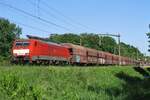 DBC 189 049 hauls an empty coal train to Amsterdam westhaven through Tilburg Oude Warande on 26 May 2017.