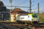 CapTrain 193 895 runs light through Decin hl.n. on 6 April 2017.