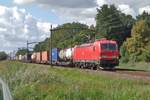 DB 193 313 passes Dordrecht-Zuid on 24 August 2018. 