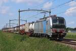 KRE/Railpool 193 144 hauls an intermodal train through Hulten on 5 June 2024.