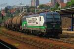 LokoTrain 193 220 hauls a tank train through Bratislava hl.st. on 29 May 2015.