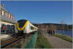 The DB 1440 172 and another leave the Schluchsee stop. The train is on the way to Seebrugg. 

Nov 13, 2022