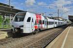 DB Regio SüdWest 429 117 quits Trier on 29 April 2018. 