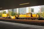 Voest maintainance train with unknown number stood in Essen Hbf on 31 October 2013.