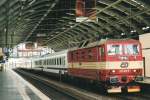 CD 371 003 stands with the Berlin-Warzawa-Express in Berlin Ost on 3 September 2005.