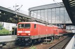 DB 114 017 calls at Berlin Zoo on 5 September 2007.