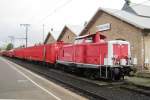 DB 714 005 with tunnel engineering train stabled at Fulda on 1 June 2012.