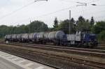 RBH 673 has seen it all in Gladbeck West and leaves with a tank train on 19 September 2014.