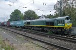 RailTraxx 266 031 leaves Rheinhausen on 16 September 2016.