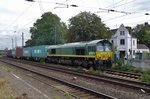 RailTraxx 266 031 leaves Rheinhausen on 16 September 2016.