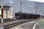 01 118 and 01 1100 at Geislingen April 30th, 1994.