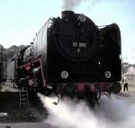 01 066 at railway museum Nrdlingen, July 1994.