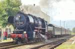 Kriegslok 52 8186 readies herself for departure out of Nrdlingen on 8 June 2009.