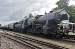 Steam shuttle to Apeldoorn with 52 3879 stands at Beekbergen on 6 September 2015.