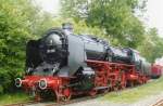  Ex-Prussian steam loco 39 230 (ex P-10 design) rests at the DDM in Neuenmarkt on 6 June 2009.