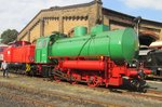 FLC 077, a fireless steam engine, stands in Berlin-Schöneweide on 18 September 2016.