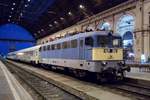 MAV 431 202 stands in Budapest Keleti on 10 May 2018, at about 21;30. 