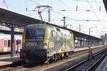 On 10 September 2018, GySEV 470 504 runs light at Budapest-Keleti.