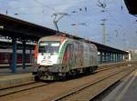 On 12 May 2017 MAV 470 003 runs round at Budapest-Keleti.