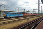 Empty coal train, headed by 630 041, passes through Kelenföld on 10 September 2018.